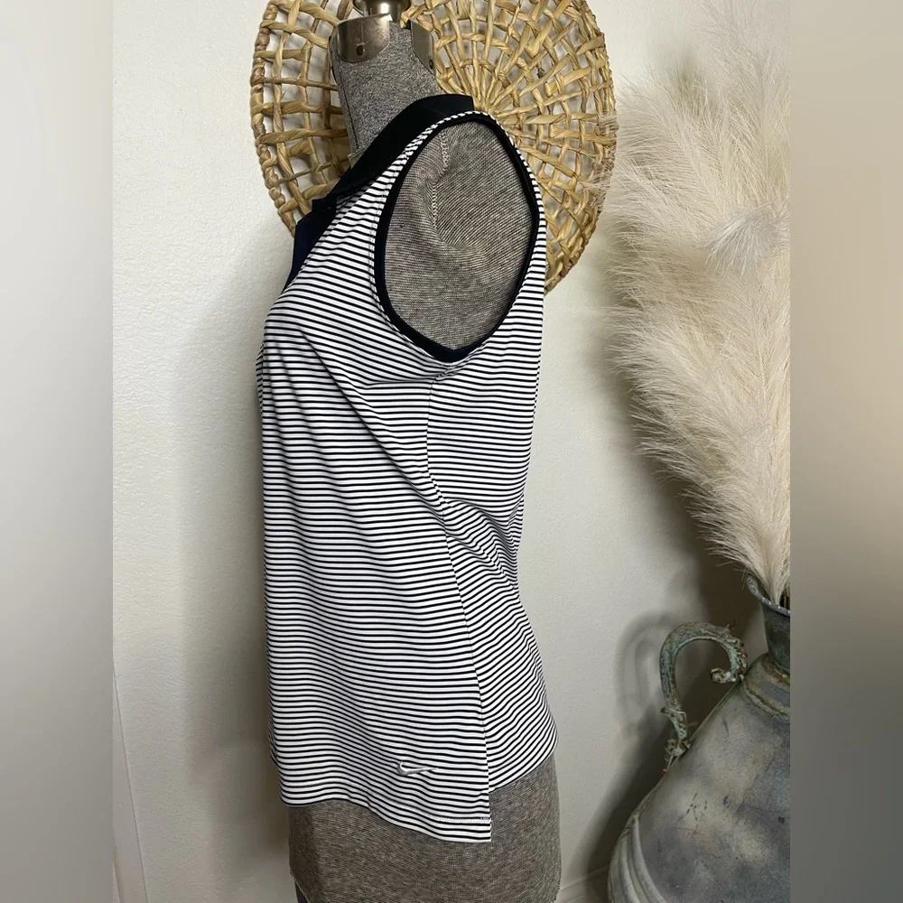 Nike Black and White Polo Tank Top - Picture 4 of 8